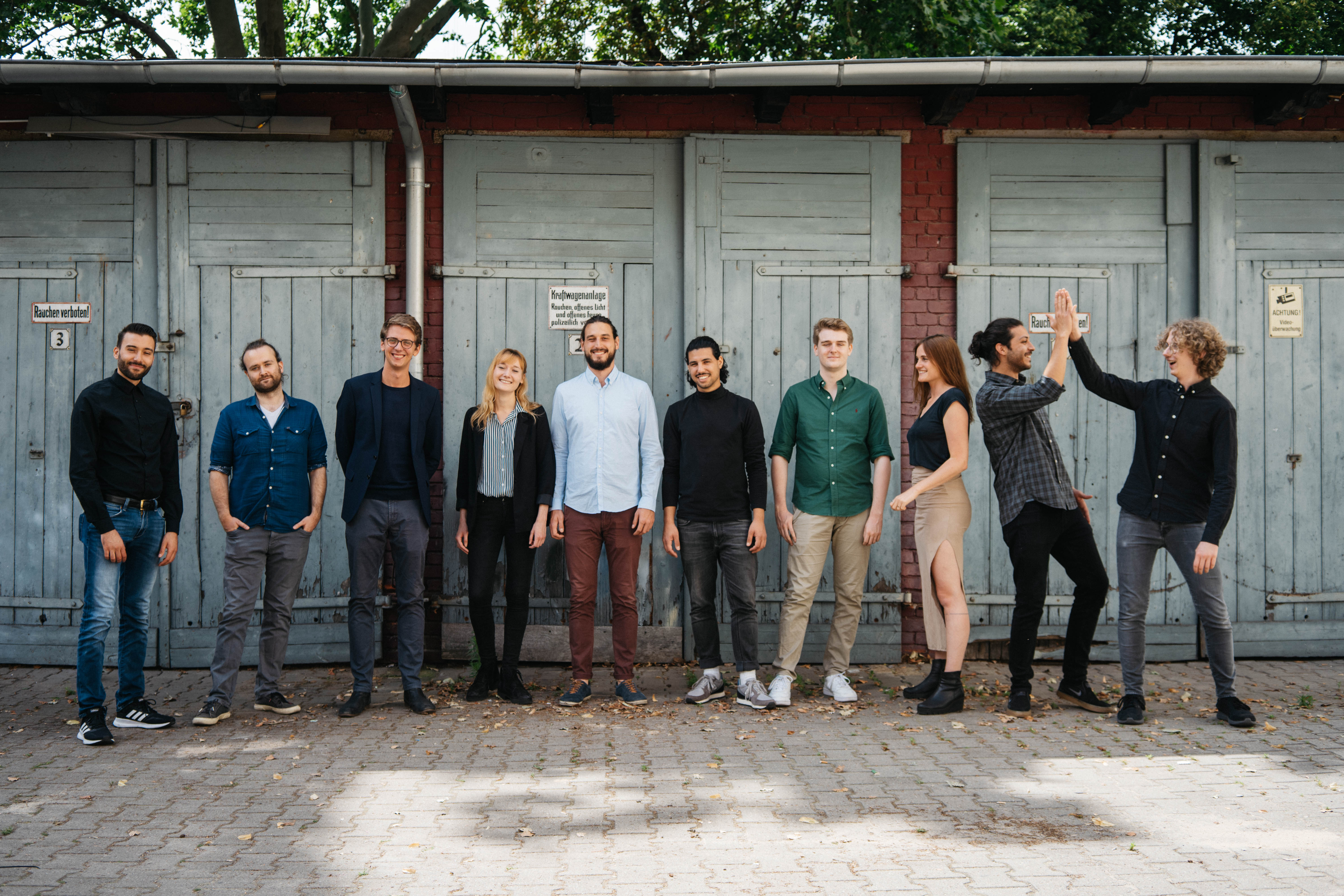 Teamfoto von Limebit im Frühling 2020